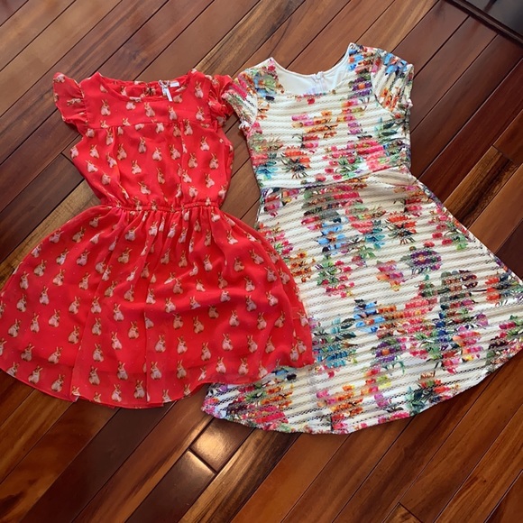 Set of Jrs size 10/12 dresses - Picture 1 of 10